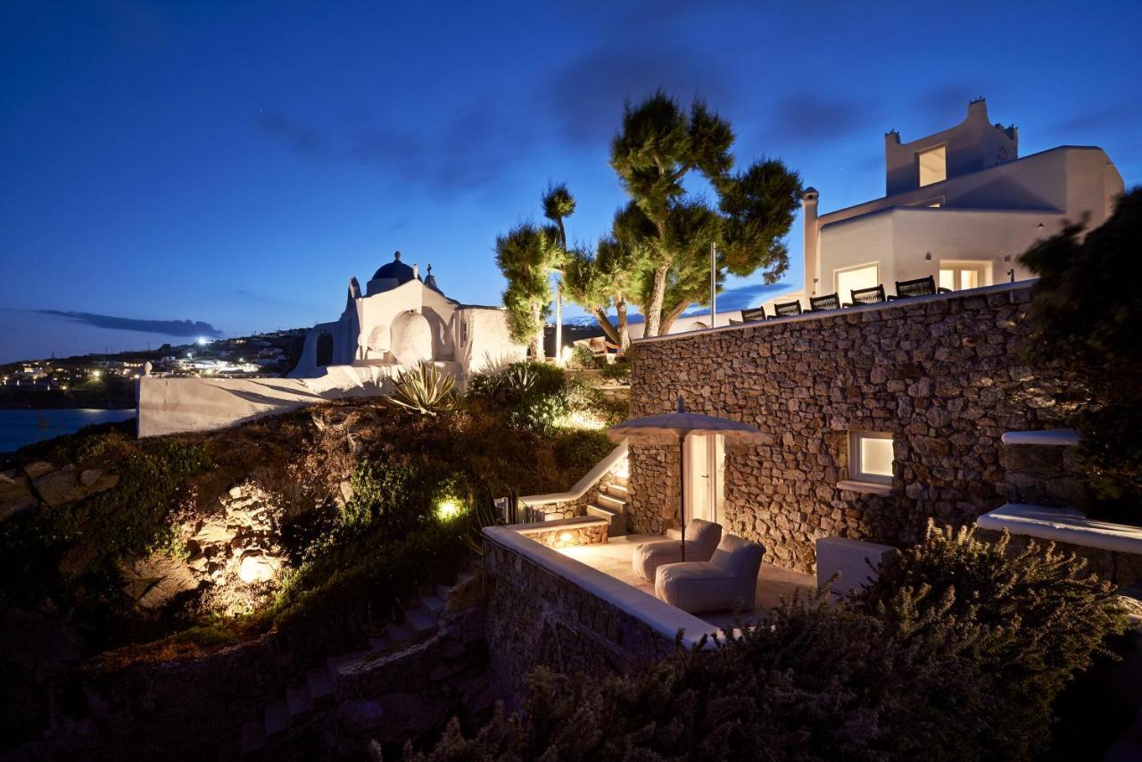Villa Santa Katerina - Sea View & Outdoor Hot Tub Platys Gialos  Eksteriør billede