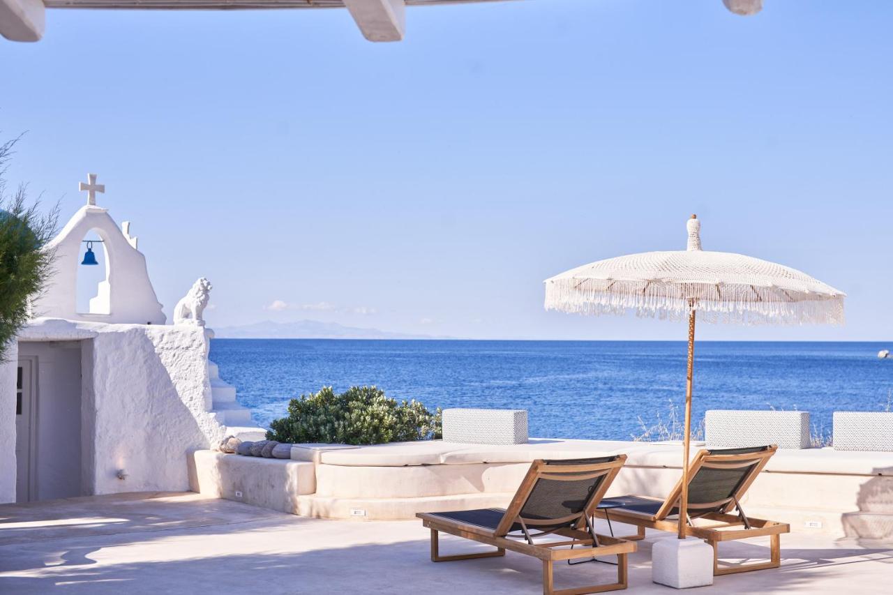 Villa Santa Katerina - Sea View & Outdoor Hot Tub Platys Gialos  Eksteriør billede