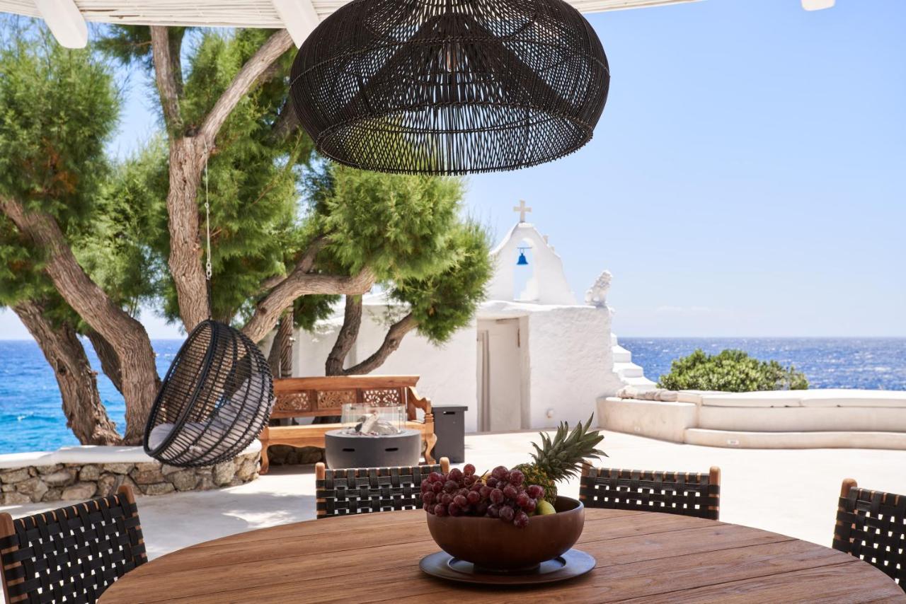 Villa Santa Katerina - Sea View & Outdoor Hot Tub Platys Gialos  Eksteriør billede