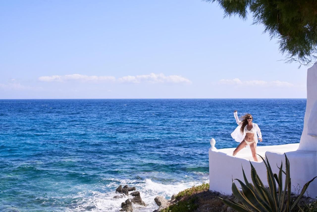 Villa Santa Katerina - Sea View & Outdoor Hot Tub Platys Gialos  Eksteriør billede