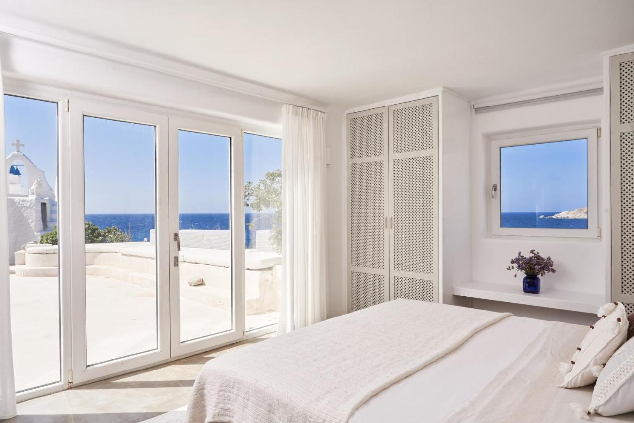 Villa Santa Katerina - Sea View & Outdoor Hot Tub Platys Gialos  Eksteriør billede